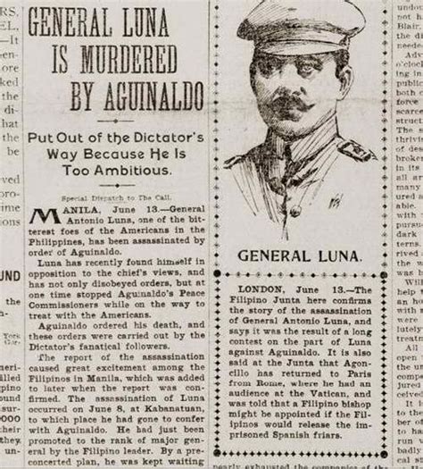 THE ASSASSINATION OF ANTONIO LUNA